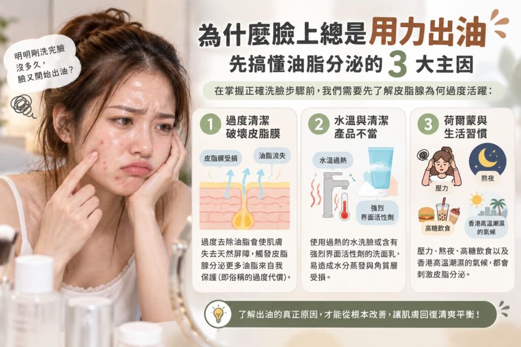 臉上總出油